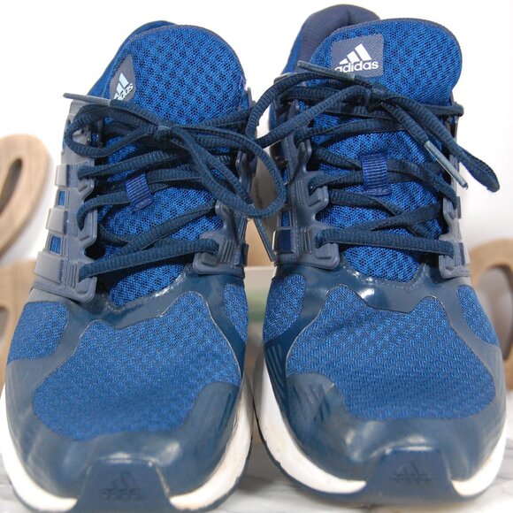 Adidas Mens Cloudfoam Ortholite Running Sneaker Shoes Blue White BB4659 Size 11 - Picture 1 of 13